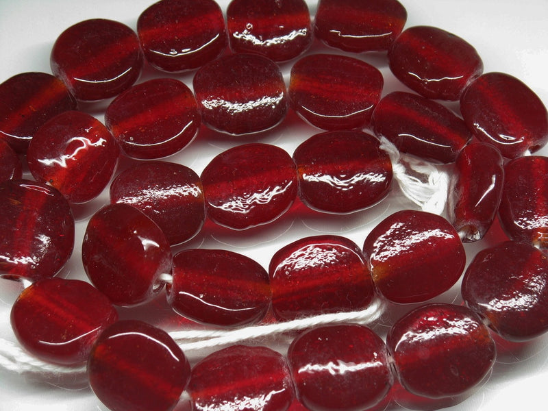 TOKO-BEADS AG008N-21 Glass bead (strand) 15mm AG008N-21 丸型フラットビーズ（連） 15mm Asian bead & African bead  Handmade,Lampeork,bead,asia,india,ethnic,parts,accessory,beads とんぼ玉,ビーズ,トンボ玉,アジア,インド,エスニック,手作り,パーツ,アクセサリー