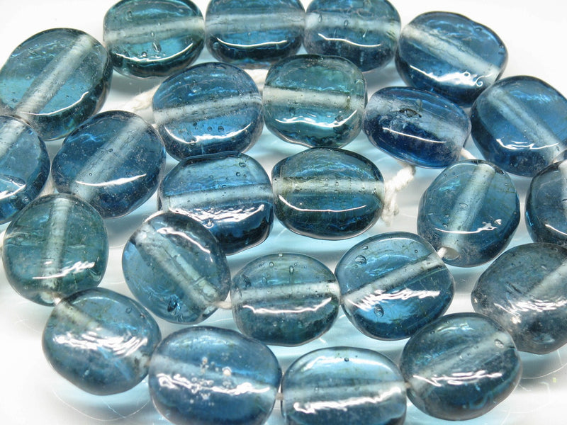 TOKO-BEADS AG008N-29 Glass bead (strand) 16~18mm AG008N-29 丸型フラットビーズ（連） 16~18mm Asian bead & African bead  Handmade,Lampeork,bead,asia,india,ethnic,parts,accessory,beads とんぼ玉,ビーズ,トンボ玉,アジア,インド,エスニック,手作り,パーツ,アクセサリー