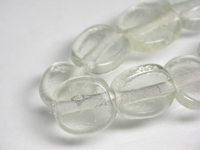 TOKO-BEADS AG008-56N Glass bead (strand) 12~17mm AG008-56N 丸型フラットビーズ（連） 12~17mm Asian bead & African bead  Handmade,Lampeork,bead,asia,india,ethnic,parts,accessory,beads とんぼ玉,ビーズ,トンボ玉,アジア,インド,エスニック,手作り,パーツ,アクセサリー
