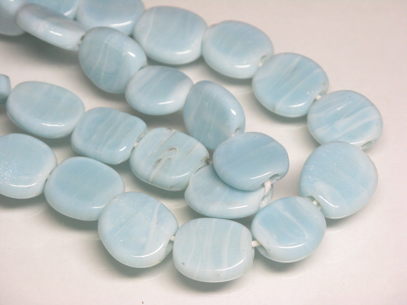TOKO-BEADS AG008-58N Glass bead (strand) 12~17mm AG008-58N 丸型フラットビーズ（連） 12~17mm Asian bead & African bead  Handmade,Lampeork,bead,asia,india,ethnic,parts,accessory,beads とんぼ玉,ビーズ,トンボ玉,アジア,インド,エスニック,手作り,パーツ,アクセサリー