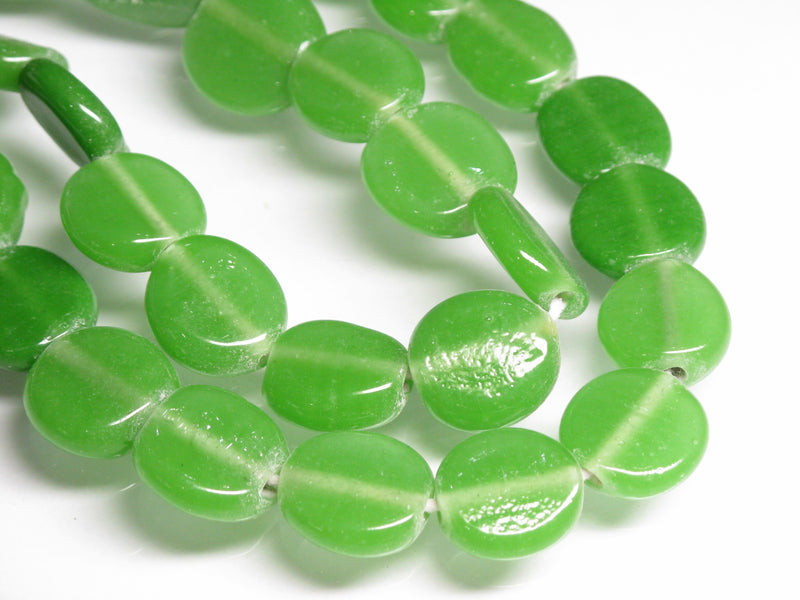 TOKO-BEADS AG008-62N Glass bead (strand) 12~17mm AG008-62N 丸型フラットビーズ（連） 12~17mm Asian bead & African bead  Handmade,Lampeork,bead,asia,india,ethnic,parts,accessory,beads とんぼ玉,ビーズ,トンボ玉,アジア,インド,エスニック,手作り,パーツ,アクセサリー