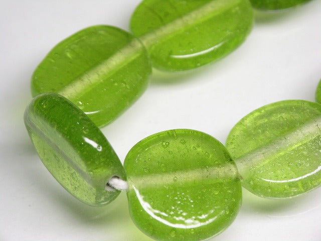 TOKO-BEADS AG008-63N Glass bead (strand) 12~17mm AG008-63N 丸型フラットビーズ（連） 12~17mm Asian bead & African bead  Handmade,Lampeork,bead,asia,india,ethnic,parts,accessory,beads とんぼ玉,ビーズ,トンボ玉,アジア,インド,エスニック,手作り,パーツ,アクセサリー