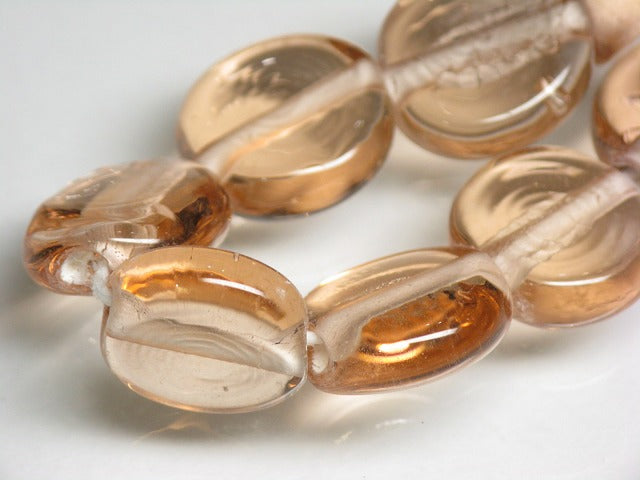 TOKO-BEADS AG008-66N Glass bead (strand) 12~17mm AG008-66N 丸型フラットビーズ（連） 12~17mm Asian bead & African bead  Handmade,Lampeork,bead,asia,india,ethnic,parts,accessory,beads とんぼ玉,ビーズ,トンボ玉,アジア,インド,エスニック,手作り,パーツ,アクセサリー