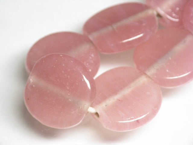 TOKO-BEADS AG008-67N Glass bead (strand) 12~17mm AG008-67N 丸型フラットビーズ（連） 12~17mm Asian bead & African bead  Handmade,Lampeork,bead,asia,india,ethnic,parts,accessory,beads とんぼ玉,ビーズ,トンボ玉,アジア,インド,エスニック,手作り,パーツ,アクセサリー
