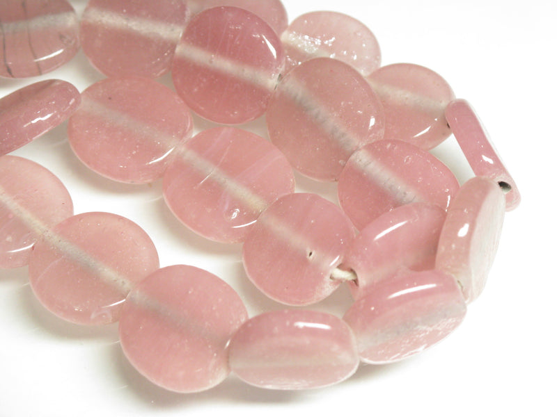 TOKO-BEADS AG008-67N Glass bead (strand) 12~17mm AG008-67N 丸型フラットビーズ（連） 12~17mm Asian bead & African bead  Handmade,Lampeork,bead,asia,india,ethnic,parts,accessory,beads とんぼ玉,ビーズ,トンボ玉,アジア,インド,エスニック,手作り,パーツ,アクセサリー