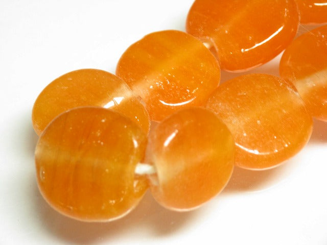 TOKO-BEADS AG008-68N Glass bead (strand) 12~17mm AG008-68N 丸型フラットビーズ（連） 12~17mm Asian bead & African bead  Handmade,Lampeork,bead,asia,india,ethnic,parts,accessory,beads とんぼ玉,ビーズ,トンボ玉,アジア,インド,エスニック,手作り,パーツ,アクセサリー