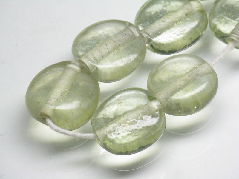 TOKO-BEADS AG008-75N Glass bead (strand) 17.5~20mm AG008-75N 丸型フラットビーズ（連） 17.5~20mm Asian bead & African bead  Handmade,Lampeork,bead,asia,india,ethnic,parts,accessory,beads とんぼ玉,ビーズ,トンボ玉,アジア,インド,エスニック,手作り,パーツ,アクセサリー