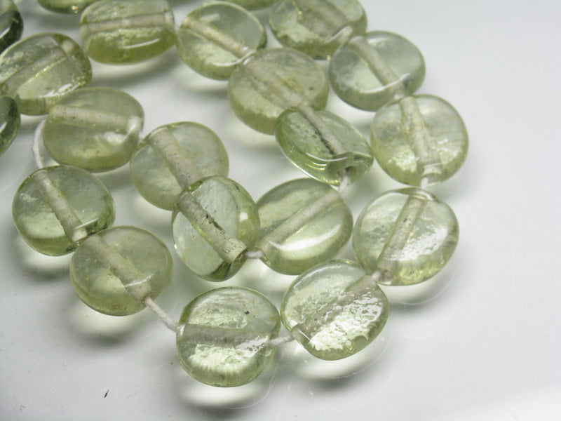 TOKO-BEADS AG008-75N Glass bead (strand) 17.5~20mm AG008-75N 丸型フラットビーズ（連） 17.5~20mm Asian bead & African bead  Handmade,Lampeork,bead,asia,india,ethnic,parts,accessory,beads とんぼ玉,ビーズ,トンボ玉,アジア,インド,エスニック,手作り,パーツ,アクセサリー