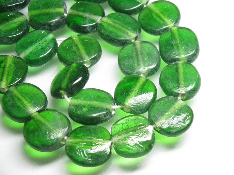 TOKO-BEADS AG008-76N Glass bead (strand) 18~19mm AG008-76N 丸型フラットビーズ（連） 18~19mm Asian bead & African bead  Handmade,Lampeork,bead,asia,india,ethnic,parts,accessory,beads とんぼ玉,ビーズ,トンボ玉,アジア,インド,エスニック,手作り,パーツ,アクセサリー