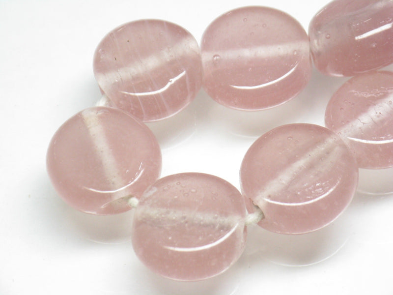 TOKO-BEADS AG008-84N Glass bead (strand) 14~15mm AG008-84N 丸型フラットビーズ（連） 14~15mm Asian bead & African bead  Handmade,Lampeork,bead,asia,india,ethnic,parts,accessory,beads とんぼ玉,ビーズ,トンボ玉,アジア,インド,エスニック,手作り,パーツ,アクセサリー