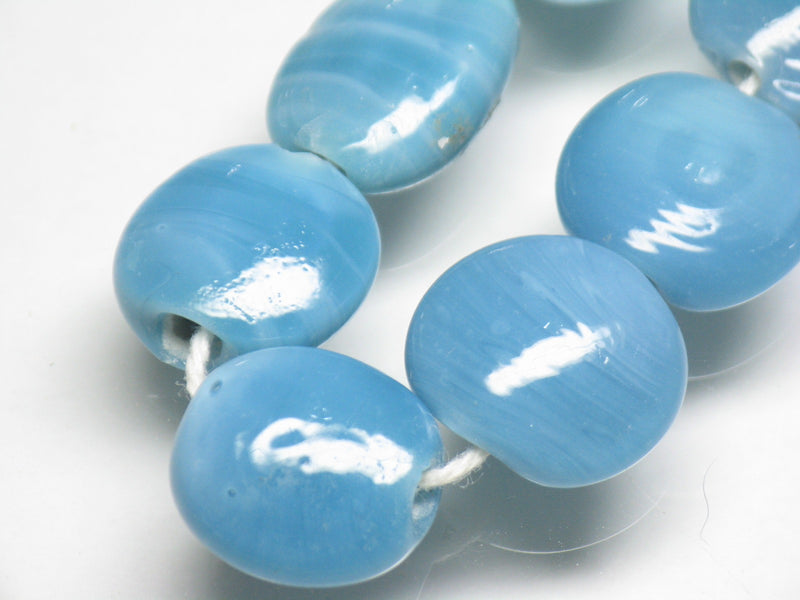 TOKO-BEADS AG008-87N Glass bead (strand) 13~14mm AG008-87N 丸型フラットビーズ（連） 13~14mm Asian bead & African bead  Handmade,Lampeork,bead,asia,india,ethnic,parts,accessory,beads とんぼ玉,ビーズ,トンボ玉,アジア,インド,エスニック,手作り,パーツ,アクセサリー