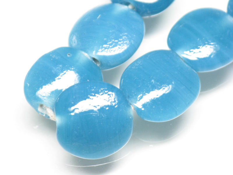 TOKO-BEADS AG008-88N Glass bead (strand) 13~14mm AG008-88N 丸型フラットビーズ（連） 13~14mm Asian bead & African bead  Handmade,Lampeork,bead,asia,india,ethnic,parts,accessory,beads とんぼ玉,ビーズ,トンボ玉,アジア,インド,エスニック,手作り,パーツ,アクセサリー