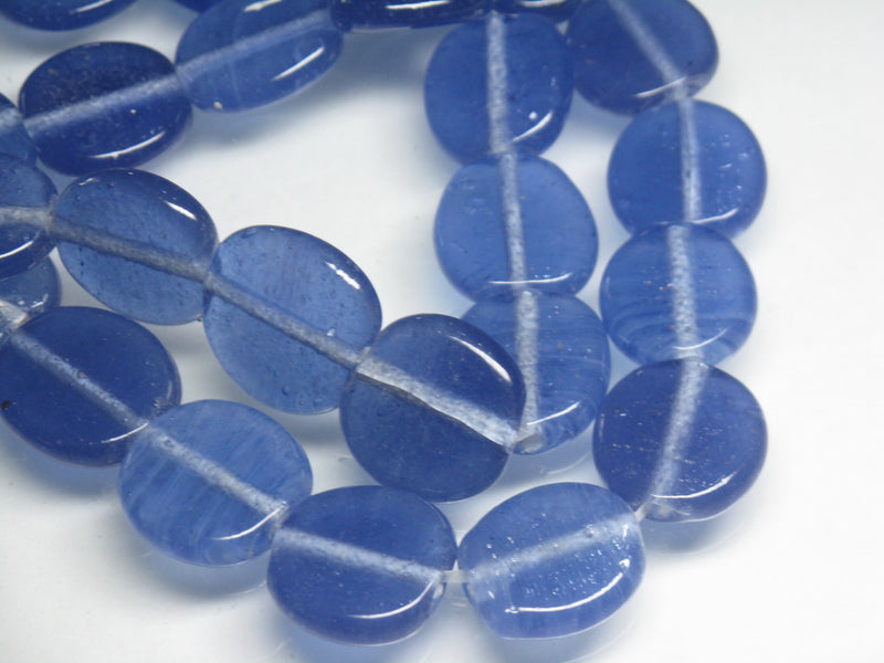 TOKO-BEADS AG008-89N Glass bead (strand) 14~15mm AG008-89N 丸型フラットビーズ（連） 14~15mm Asian bead & African bead  Handmade,Lampeork,bead,asia,india,ethnic,parts,accessory,beads とんぼ玉,ビーズ,トンボ玉,アジア,インド,エスニック,手作り,パーツ,アクセサリー