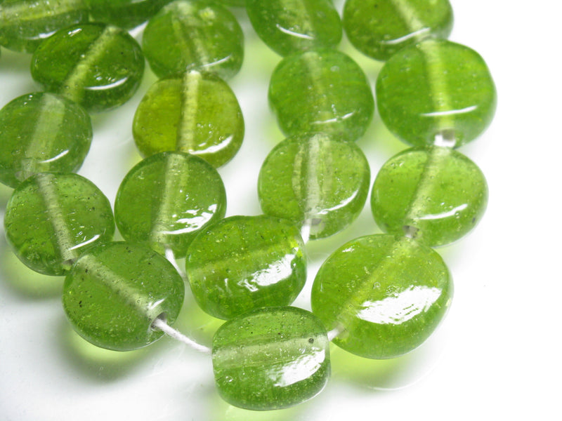 TOKO-BEADS AG008-93N Glass bead (strand) 17~18mm AG008-93N 丸型フラットビーズ（連） 17~18mm Asian bead & African bead  Handmade,Lampeork,bead,asia,india,ethnic,parts,accessory,beads とんぼ玉,ビーズ,トンボ玉,アジア,インド,エスニック,手作り,パーツ,アクセサリー