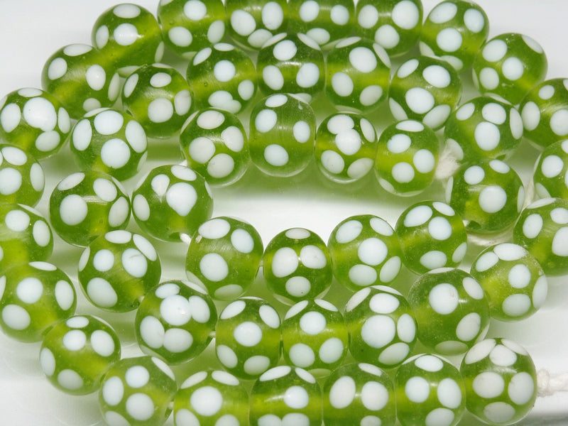 TOKO-BEADS AG009N-07 Glass bead (strand) 11~12mm AG009N-07 とんぼ玉（連） 11~12mm Asian bead & African bead  Handmade,Lampeork,bead,asia,india,ethnic,parts,accessory,beads とんぼ玉,ビーズ,トンボ玉,アジア,インド,エスニック,手作り,パーツ,アクセサリー