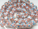 TOKO-BEADS AG009N-11 Glass bead (strand) 11~12mm AG009N-11 とんぼ玉（連） 11~12mm Asian bead & African bead  Handmade,Lampeork,bead,asia,india,ethnic,parts,accessory,beads とんぼ玉,ビーズ,トンボ玉,アジア,インド,エスニック,手作り,パーツ,アクセサリー