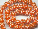 TOKO-BEADS AG009N-19 Glass bead (strand) 13.5mm AG009N-19 とんぼ玉（連） 13.5mm Asian bead & African bead  Handmade,Lampeork,bead,asia,india,ethnic,parts,accessory,beads とんぼ玉,ビーズ,トンボ玉,アジア,インド,エスニック,手作り,パーツ,アクセサリー