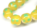 TOKO-BEADS AG009N-20 Glass bead (strand) 10.5~11.5mm AG009N-20 とんぼ玉（連） 10.5~11.5mm Asian bead & African bead  Handmade,Lampeork,bead,asia,india,ethnic,parts,accessory,beads とんぼ玉,ビーズ,トンボ玉,アジア,インド,エスニック,手作り,パーツ,アクセサリー