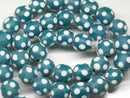 TOKO-BEADS AG009N-29 Glass bead (strand) 12~13mm AG009N-29 とんぼ玉（連） 12~13mm Asian bead & African bead  Handmade,Lampeork,bead,asia,india,ethnic,parts,accessory,beads とんぼ玉,ビーズ,トンボ玉,アジア,インド,エスニック,手作り,パーツ,アクセサリー