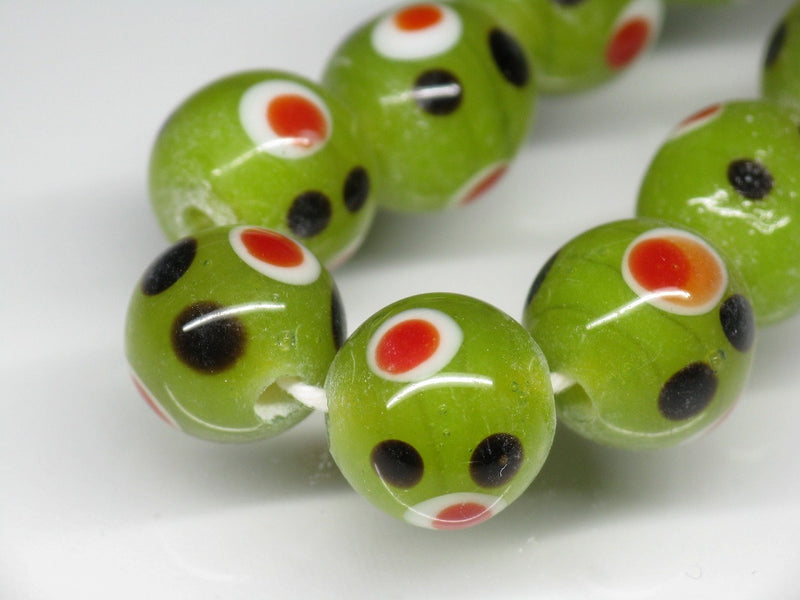 AG009-34N Glass bead (strand) 10~11mm