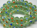 TOKO-BEADS AG009N-35 Glass bead (strand) 10~11mm AG009N-35 とんぼ玉（連） 10~11mm Asian bead & African bead  Handmade,Lampeork,bead,asia,india,ethnic,parts,accessory,beads とんぼ玉,ビーズ,トンボ玉,アジア,インド,エスニック,手作り,パーツ,アクセサリー