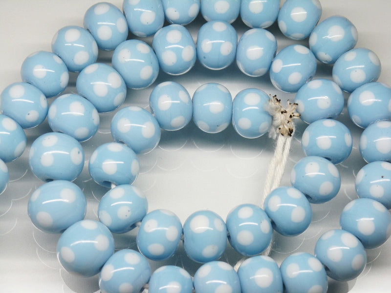 TOKO-BEADS AG009N-37 Glass bead (strand) 11mm AG009N-37 とんぼ玉（連） 11mm Asian bead & African bead  Handmade,Lampeork,bead,asia,india,ethnic,parts,accessory,beads とんぼ玉,ビーズ,トンボ玉,アジア,インド,エスニック,手作り,パーツ,アクセサリー