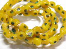 TOKO-BEADS AG010N-14 Glass bead (strand) 7~8mm AG010N-14 三角とんぼ玉（連） 7~8mm Asian bead & African bead  Handmade,Lampeork,bead,asia,india,ethnic,parts,accessory,beads とんぼ玉,ビーズ,トンボ玉,アジア,インド,エスニック,手作り,パーツ,アクセサリー