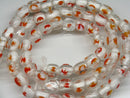 TOKO-BEADS AG010N-20 Glass bead (strand) 6.5~8.5mm AG010N-20 三角とんぼ玉（連） 6.5~8.5mm Asian bead & African bead  Handmade,Lampeork,bead,asia,india,ethnic,parts,accessory,beads とんぼ玉,ビーズ,トンボ玉,アジア,インド,エスニック,手作り,パーツ,アクセサリー