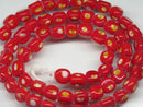TOKO-BEADS AG010N-25 Glass bead (strand) 6.5~8.5mm AG010N-25 三角とんぼ玉（連） 6.5~8.5mm Asian bead & African bead  Handmade,Lampeork,bead,asia,india,ethnic,parts,accessory,beads とんぼ玉,ビーズ,トンボ玉,アジア,インド,エスニック,手作り,パーツ,アクセサリー