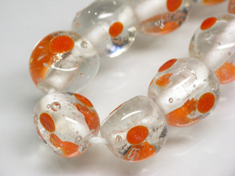 TOKO-BEADS AG010-31N Glass bead (strand) 10~11mm AG010-31N 三角とんぼ玉（連） 10~11mm Asian bead & African bead  Handmade,Lampeork,bead,asia,india,ethnic,parts,accessory,beads とんぼ玉,ビーズ,トンボ玉,アジア,インド,エスニック,手作り,パーツ,アクセサリー