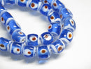 TOKO-BEADS AG010-39N Glass bead (strand) 10~11mm AG010-39N 三角とんぼ玉（連） 10~11mm Asian bead & African bead  Handmade,Lampeork,bead,asia,india,ethnic,parts,accessory,beads とんぼ玉,ビーズ,トンボ玉,アジア,インド,エスニック,手作り,パーツ,アクセサリー