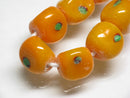 TOKO-BEADS AG010-40N Glass bead (strand) 10~11mm AG010-40N 三角とんぼ玉（連） 10~11mm Asian bead & African bead  Handmade,Lampeork,bead,asia,india,ethnic,parts,accessory,beads とんぼ玉,ビーズ,トンボ玉,アジア,インド,エスニック,手作り,パーツ,アクセサリー
