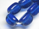 TOKO-BEADS AG011-13N Glass bead (L) (strand) 11~13mm AG011-13N 三角とんぼ玉L（連） 11~13mm Asian bead & African bead  Handmade,Lampeork,bead,asia,india,ethnic,parts,accessory,beads とんぼ玉,ビーズ,トンボ玉,アジア,インド,エスニック,手作り,パーツ,アクセサリー