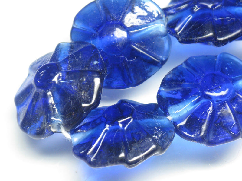 TOKO-BEADS AG012-03N Glass bead (strand) 22~23mm AG012-03N フラワービーズ（連） 22~23mm Asian bead & African bead  Handmade,Lampeork,bead,asia,india,ethnic,parts,accessory,beads とんぼ玉,ビーズ,トンボ玉,アジア,インド,エスニック,手作り,パーツ,アクセサリー