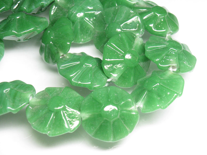 TOKO-BEADS AG012-05N Glass bead (strand) 23~24mm AG012-05N フラワービーズ（連） 23~24mm Asian bead & African bead  Handmade,Lampeork,bead,asia,india,ethnic,parts,accessory,beads とんぼ玉,ビーズ,トンボ玉,アジア,インド,エスニック,手作り,パーツ,アクセサリー
