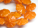 TOKO-BEADS AG012-07N Glass bead (strand) 23~25mm AG012-07N フラワービーズ（連） 23~25mm Asian bead & African bead  Handmade,Lampeork,bead,asia,india,ethnic,parts,accessory,beads とんぼ玉,ビーズ,トンボ玉,アジア,インド,エスニック,手作り,パーツ,アクセサリー
