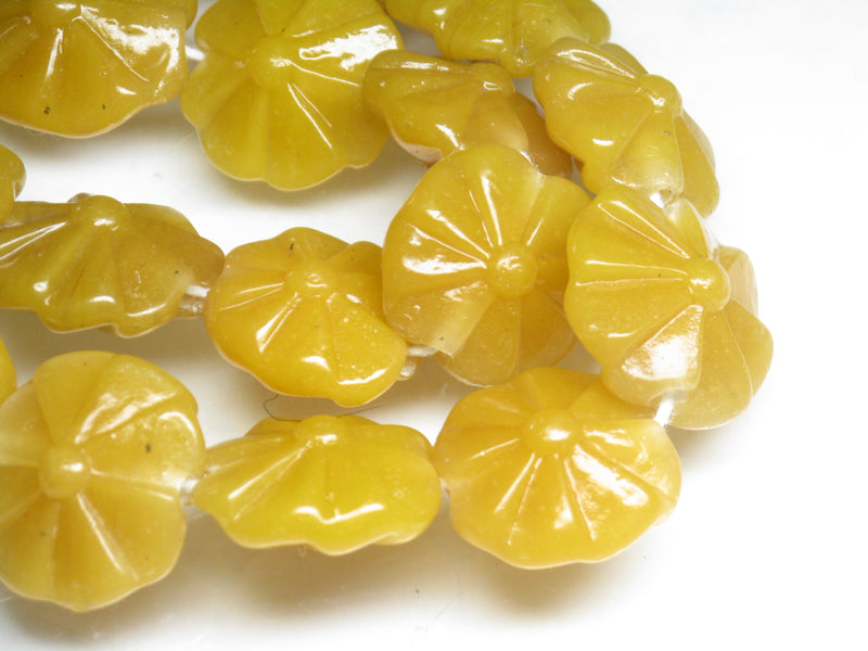 TOKO-BEADS AG012-09N Glass bead (strand) 20~22mm AG012-09N フラワービーズ（連） 20~22mm Asian bead & African bead  Handmade,Lampeork,bead,asia,india,ethnic,parts,accessory,beads とんぼ玉,ビーズ,トンボ玉,アジア,インド,エスニック,手作り,パーツ,アクセサリー