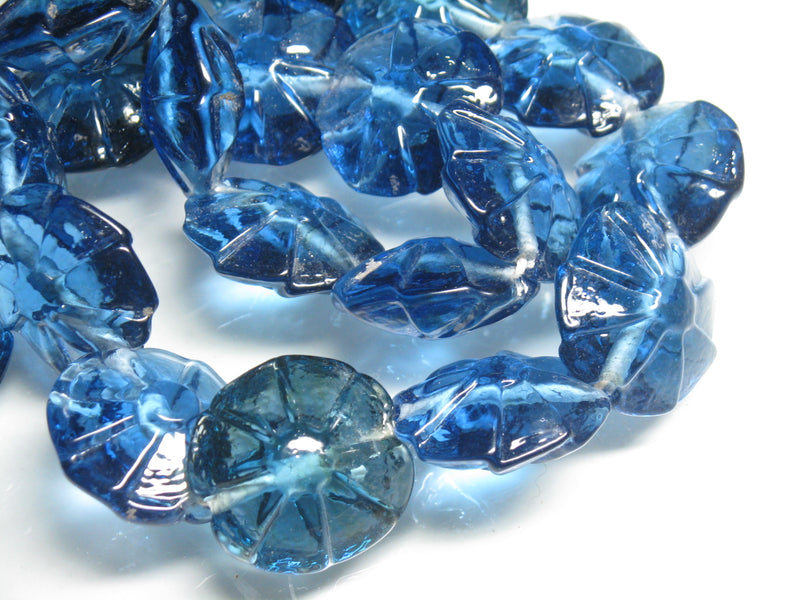 TOKO-BEADS AG012-12N Glass bead (strand) 26~27mm AG012-12N フラワービーズ（連） 26~27mm Asian bead & African bead  Handmade,Lampeork,bead,asia,india,ethnic,parts,accessory,beads とんぼ玉,ビーズ,トンボ玉,アジア,インド,エスニック,手作り,パーツ,アクセサリー