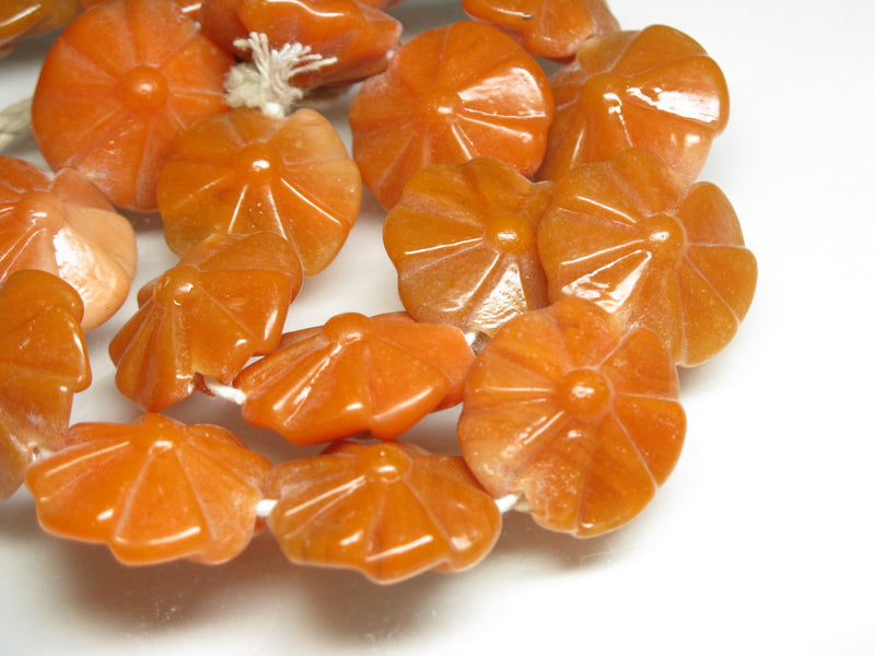 TOKO-BEADS AG012-24N Glass bead (strand) 21~22mm AG012-24N フラワービーズ（連） 21~22mm Asian bead & African bead  Handmade,Lampeork,bead,asia,india,ethnic,parts,accessory,beads とんぼ玉,ビーズ,トンボ玉,アジア,インド,エスニック,手作り,パーツ,アクセサリー