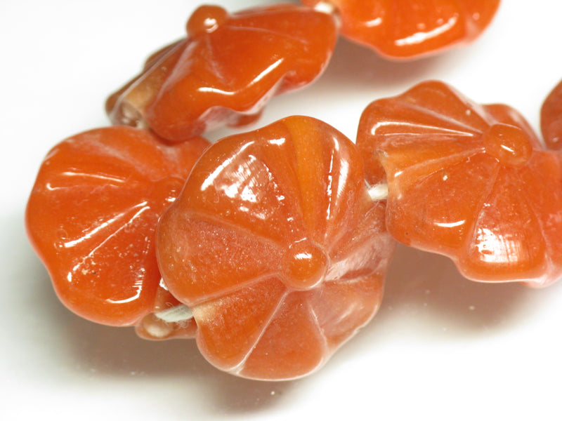 TOKO-BEADS AG012-26N Glass bead (strand) 24~25mm AG012-26N フラワービーズ（連） 24~25mm Asian bead & African bead  Handmade,Lampeork,bead,asia,india,ethnic,parts,accessory,beads とんぼ玉,ビーズ,トンボ玉,アジア,インド,エスニック,手作り,パーツ,アクセサリー