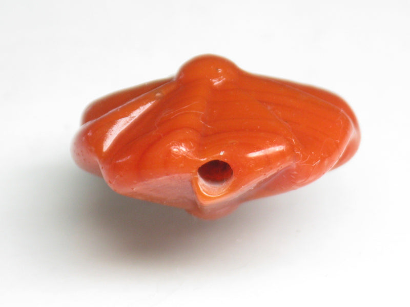 TOKO-BEADS AG012-08S Glass bead 21~23mm AG012-08S フラワービーズ 21~23mm Asian bead & African bead  Handmade,Lampeork,bead,asia,india,ethnic,parts,accessory,beads とんぼ玉,ビーズ,トンボ玉,アジア,インド,エスニック,手作り,パーツ,アクセサリー
