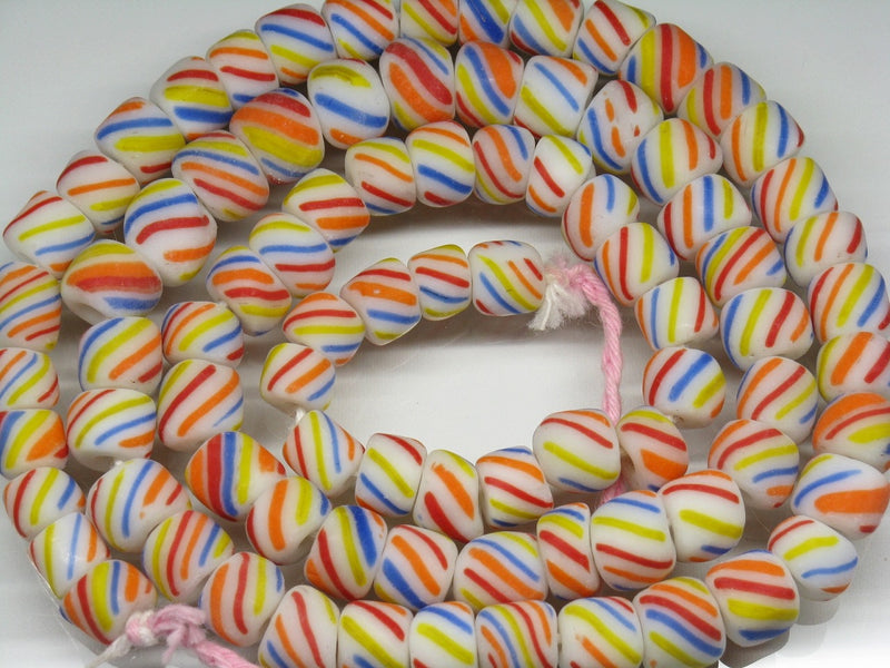 TOKO-BEADS AG014N-01 Glass bead (strand) 8~9mm AG014N-01 ガラスビーズ（連） 8~9mm Asian bead & African bead  Handmade,Lampeork,bead,asia,india,ethnic,parts,accessory,beads とんぼ玉,ビーズ,トンボ玉,アジア,インド,エスニック,手作り,パーツ,アクセサリー