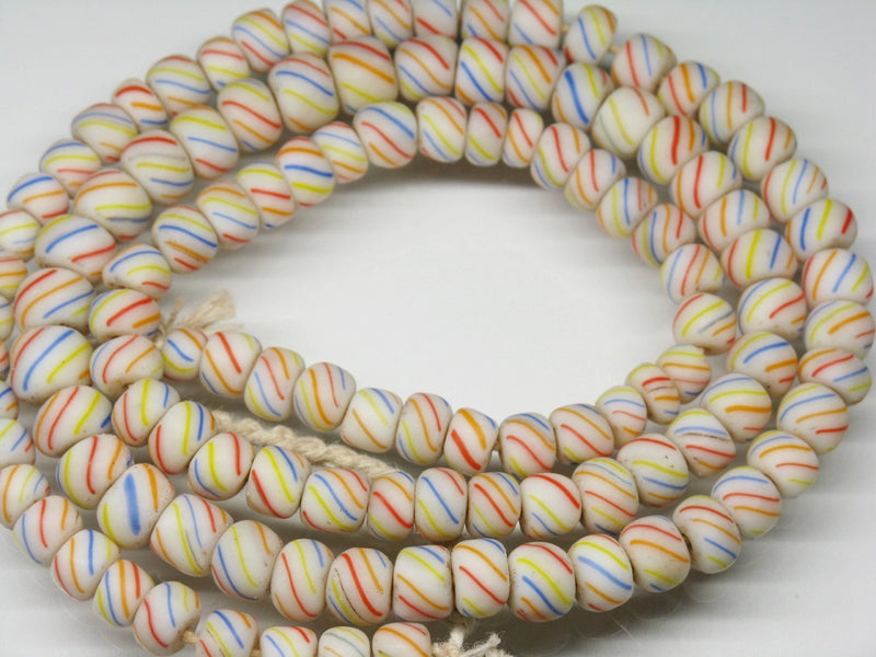 TOKO-BEADS AG014N-02 Glass bead (strand) 6~8mm AG014N-02 ガラスビーズ（連） 6~8mm Asian bead & African bead  Handmade,Lampeork,bead,asia,india,ethnic,parts,accessory,beads とんぼ玉,ビーズ,トンボ玉,アジア,インド,エスニック,手作り,パーツ,アクセサリー