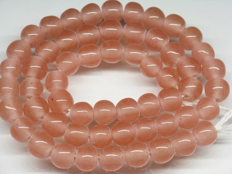 TOKO-BEADS AG015N-07 Glass bead (strand) 7~8mm AG015N-07 ガラスビーズ（連） 7~8mm Asian bead & African bead  Handmade,Lampeork,bead,asia,india,ethnic,parts,accessory,beads とんぼ玉,ビーズ,トンボ玉,アジア,インド,エスニック,手作り,パーツ,アクセサリー