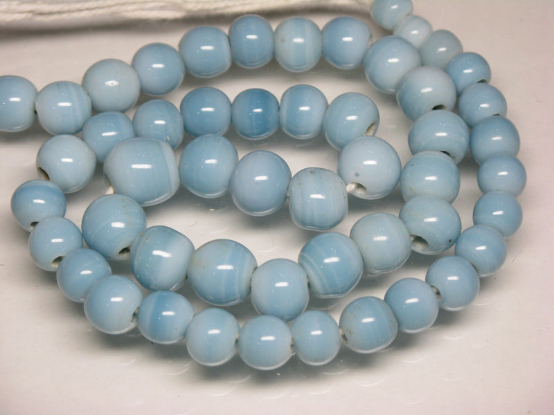 TOKO-BEADS AG015-32N Glass bead (strand) 6~11mm AG015-32N ガラスビーズ（連） 6~11mm Asian bead & African bead  Handmade,Lampeork,bead,asia,india,ethnic,parts,accessory,beads とんぼ玉,ビーズ,トンボ玉,アジア,インド,エスニック,手作り,パーツ,アクセサリー