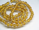 TOKO-BEADS AG015-93N Glass bead (Strand) 6~7mm AG015-93N ガラスビーズ（連） 6~7mm Asian bead & African bead  Handmade,Lampeork,bead,asia,india,ethnic,parts,accessory,beads とんぼ玉,ビーズ,トンボ玉,アジア,インド,エスニック,手作り,パーツ,アクセサリー