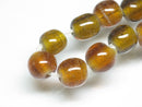 TOKO-BEADS AG015-97N Glass bead (Strand) 7~8mm AG015-97N ガラスビーズ（連） 7~8mm Asian bead & African bead  Handmade,Lampeork,bead,asia,india,ethnic,parts,accessory,beads とんぼ玉,ビーズ,トンボ玉,アジア,インド,エスニック,手作り,パーツ,アクセサリー