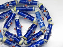 TOKO-BEADS AG017N-07 Glass bead (strand) 9mm AG017N-07 フラワービーズ（連） 9mm Asian bead & African bead  Handmade,Lampeork,bead,asia,india,ethnic,parts,accessory,beads とんぼ玉,ビーズ,トンボ玉,アジア,インド,エスニック,手作り,パーツ,アクセサリー