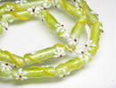 TOKO-BEADS AG017-50N Glass bead (strand) 8mm AG017-50N フラワービーズ（連） 8mm Asian bead & African bead  Handmade,Lampeork,bead,asia,india,ethnic,parts,accessory,beads とんぼ玉,ビーズ,トンボ玉,アジア,インド,エスニック,手作り,パーツ,アクセサリー