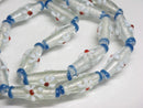 TOKO-BEADS AG017-45N Glass bead (strand) 10~11mm AG017-45N フラワービーズ（連） 10~11mm Asian bead & African bead  Handmade,Lampeork,bead,asia,india,ethnic,parts,accessory,beads とんぼ玉,ビーズ,トンボ玉,アジア,インド,エスニック,手作り,パーツ,アクセサリー